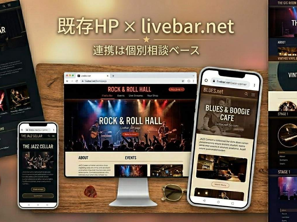 既存HPとの連携イメージ